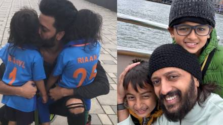genelia shares special post for riteish deshmukh father day