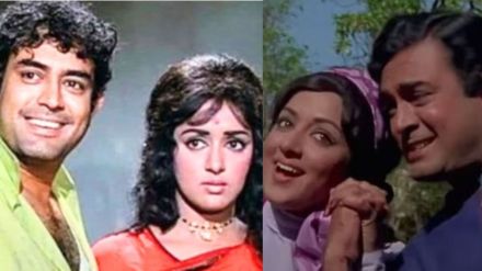 hema malini and sanheev kumar