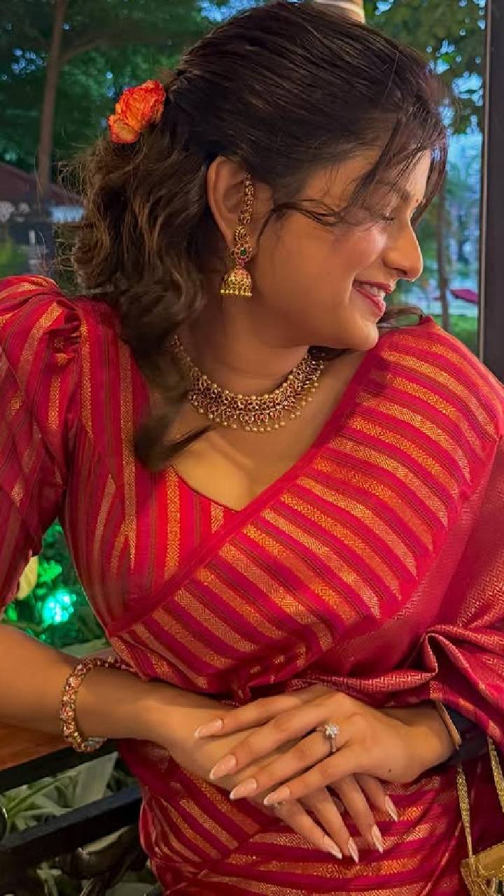 hemal ingle, Hemal Ingle saree look