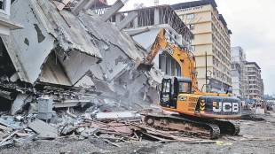 TMC crackdown on illegal buildings news in marathi