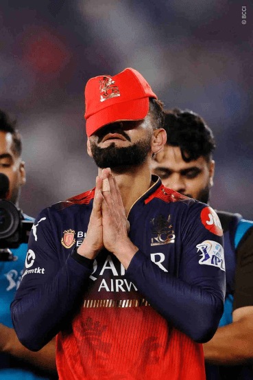 विराट कोहलीने आज आरसीबीकडून नावाला साजेशी कामगिरी केली. (Photo: BCCI)