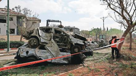 Iranian missile attack on Israel news in marathi