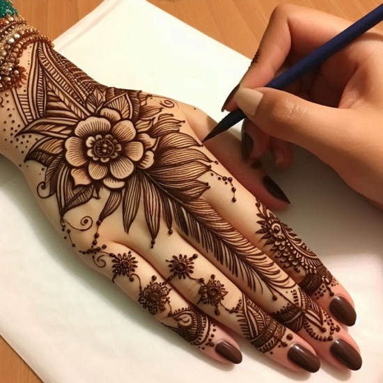 AI-Generated Mehndi Patterns for Vat Purnima That Blend Tradition with Trend