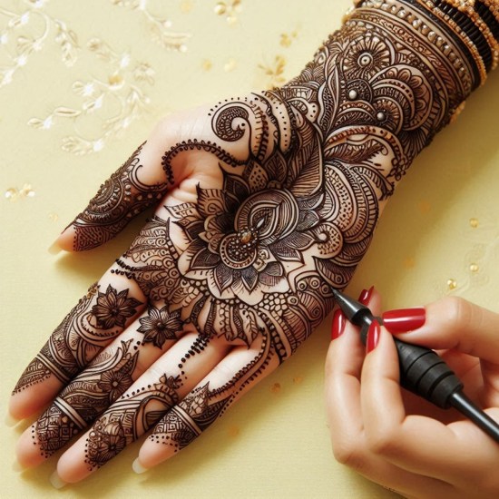 AI generated mehndi patterns
