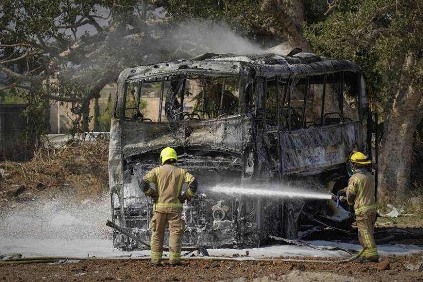 Israel Iran attack scenes