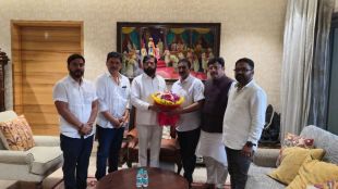 kolhapur politics sharangdhar deshmukh join shiv sena eknath shinde Satej Patil
