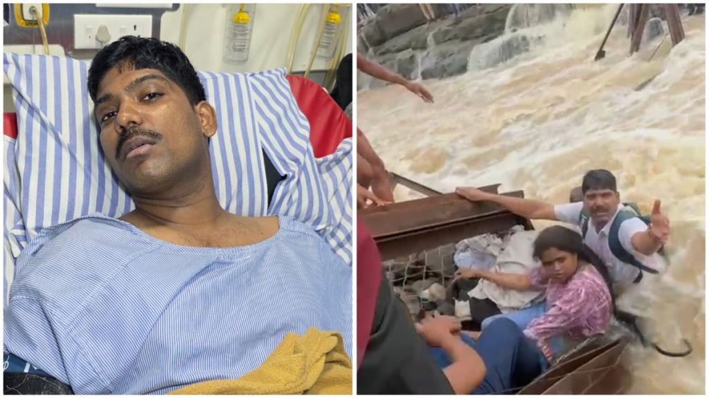 kundmala bridge collapse Thrilling experience of husband and wife