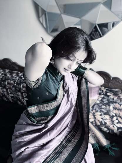 manasi naik saree look vat purnima 2025