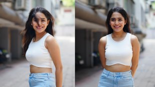 marathi actress anushka sarkate shared special photos in white top and jeans