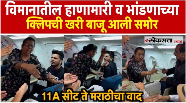 Flight Fighting Viral Video