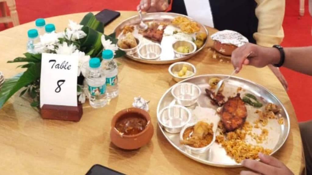 Estimates Committee controversy over serving meals in silver plate