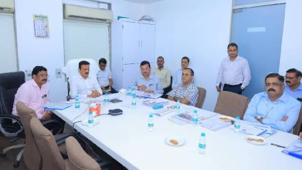 New survey of Morna Vidrupa river flood line meeting held in mantralaya