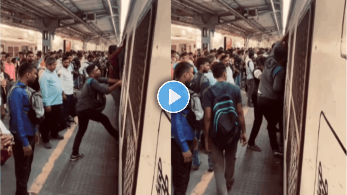 mumbai local viral video train with full of crowd the life of ...