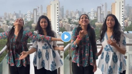 navri mile hitlerla marathi serial fame vallari viraj and aalapini shared chimb bhijlele dance video