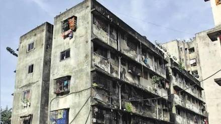 Navi Mumbai Municipal dangerous building issues news in marathi