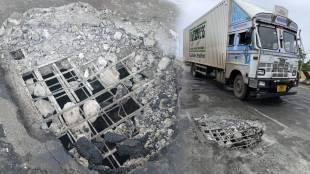 Pothole on Nitin Gadkari inaugurated Hinganghat bridge