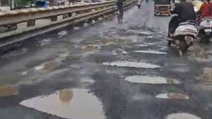 Khopte Khadi Bridge Khopta Koproli road potholes traffic congestion