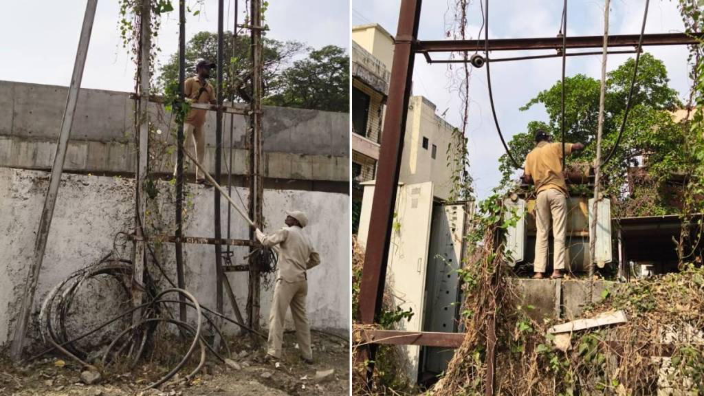 rain causes power cuts in Palghar District
