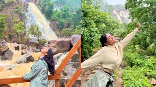 rinku rajguru rainy season trip to lodh waterfall in jharkhand