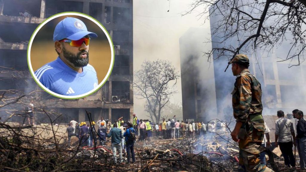 rohit sharma on ahmedabad plane crash