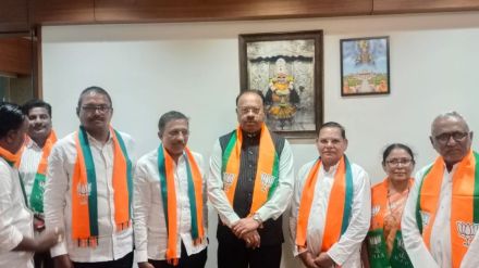 Chandrapur District cooperative bank election sanjay dongare joins BJP