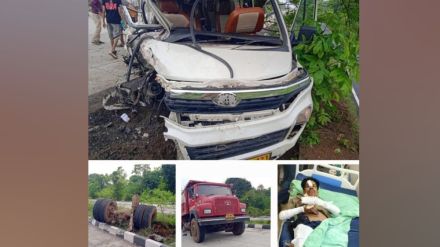 sawantwadi Mumbai Goa highway accident tempo dumper collision