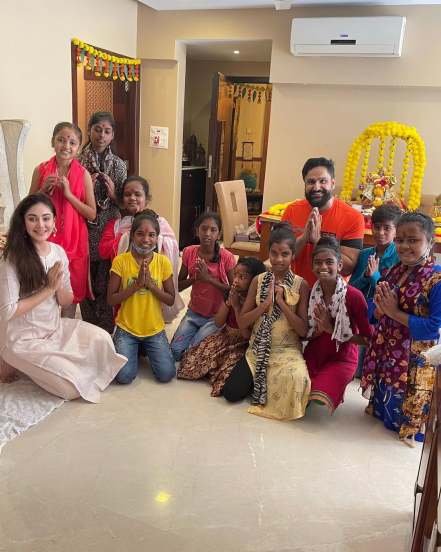 shefali jariwala navratri celebration