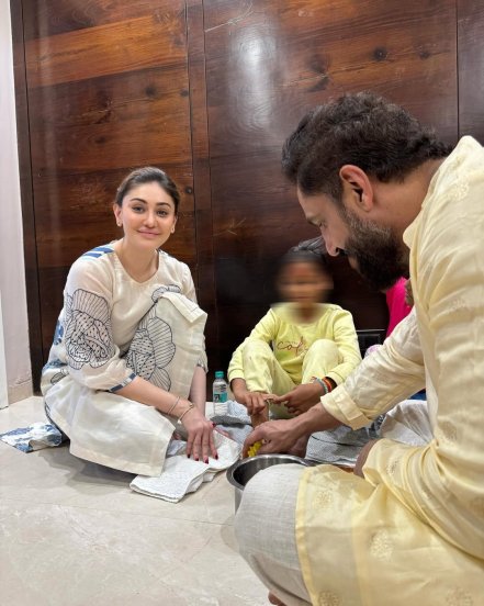 shefali jariwala on ashtami