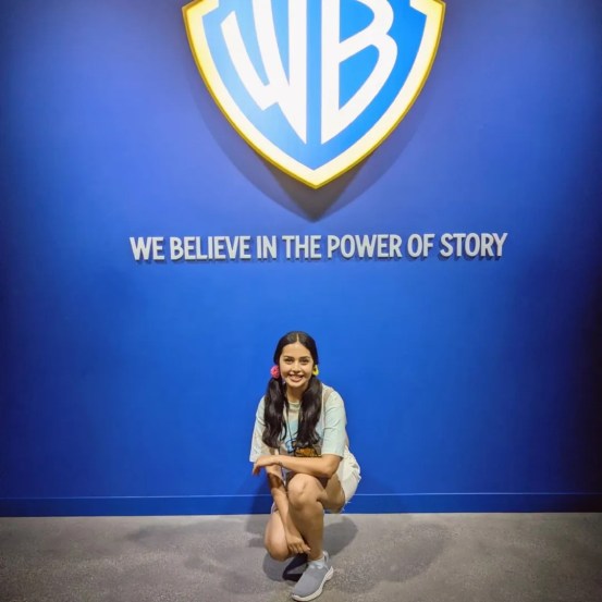 shivani rangole went to hollywood visit friends series studio