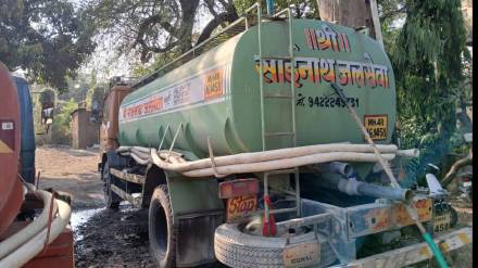 water tanker supply to 8 taluka