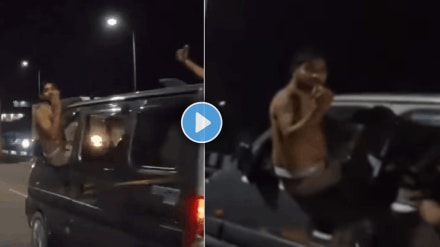 Viral video of man harassing biker woman on road in night in Uttarakhand