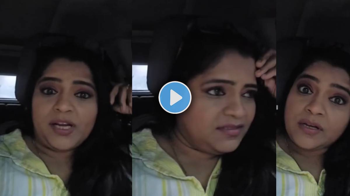 Vishakha Subhedar stuck in traffic