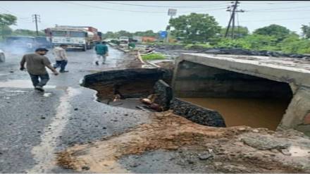 wada kudus road damage to heavy damage palghar