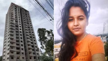woman falls from building in Bengaluru