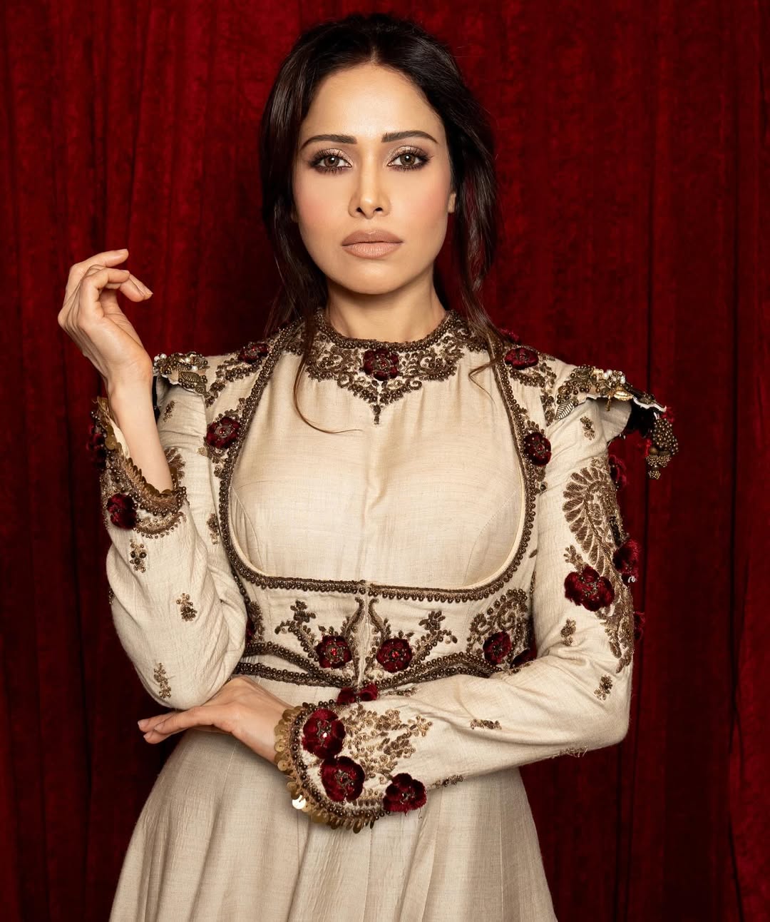 Bollywood actress Nushrratt Bharuccha royal anarkali