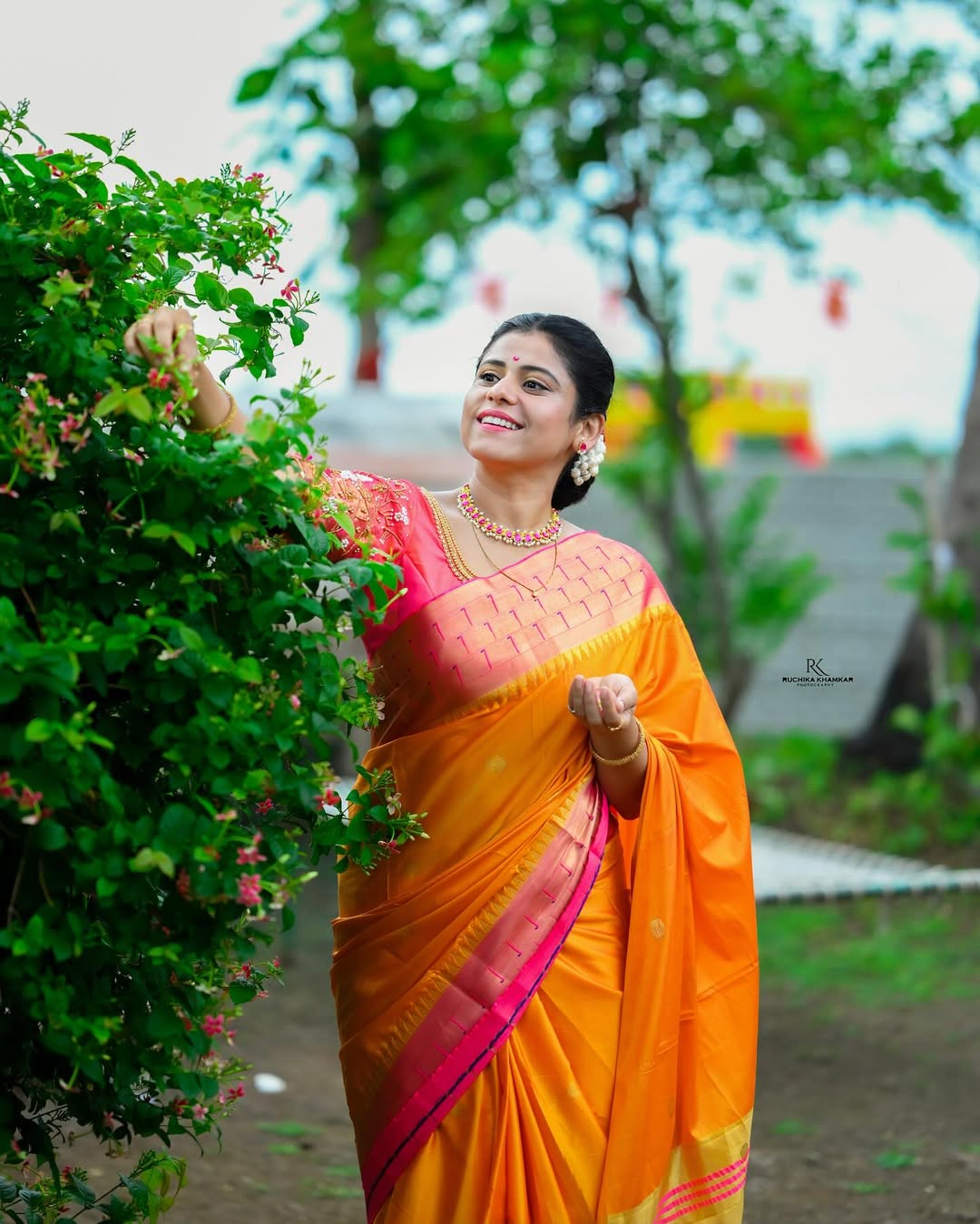 Marathi actress Ashwini Mahangade 