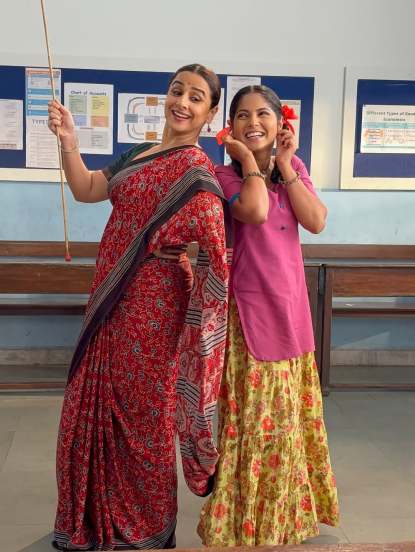 vijaya babar with vidya balan