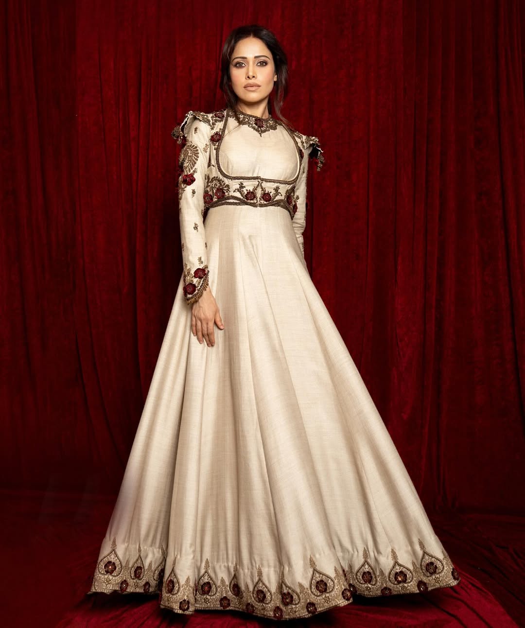 Bollywood actress Nushrratt Bharuccha royal anarkali