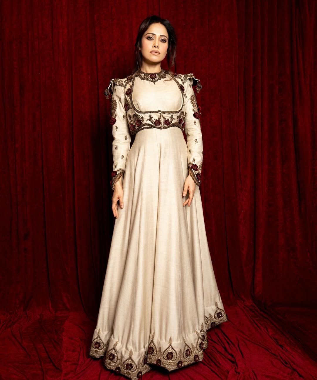 Bollywood actress Nushrratt Bharuccha royal anarkali