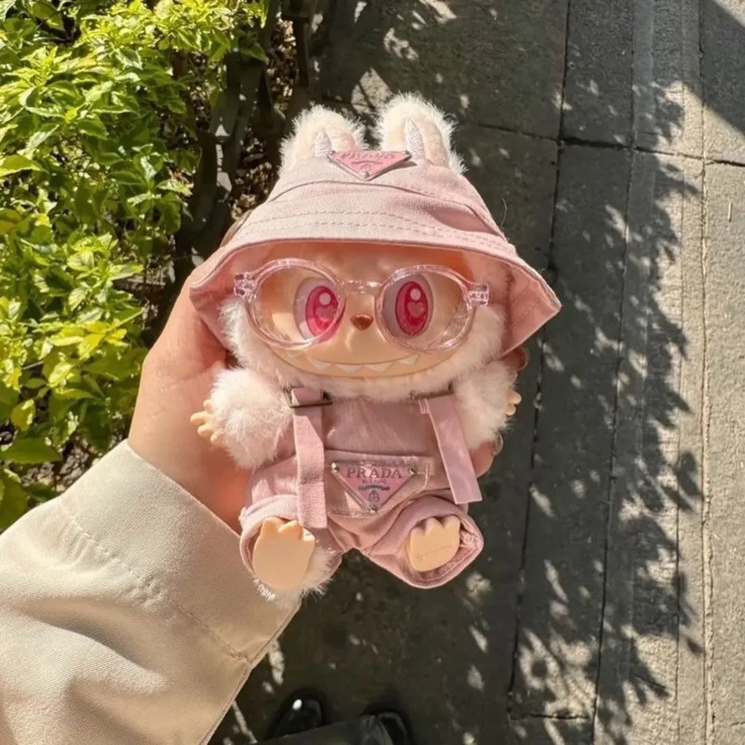 pink Labubu doll