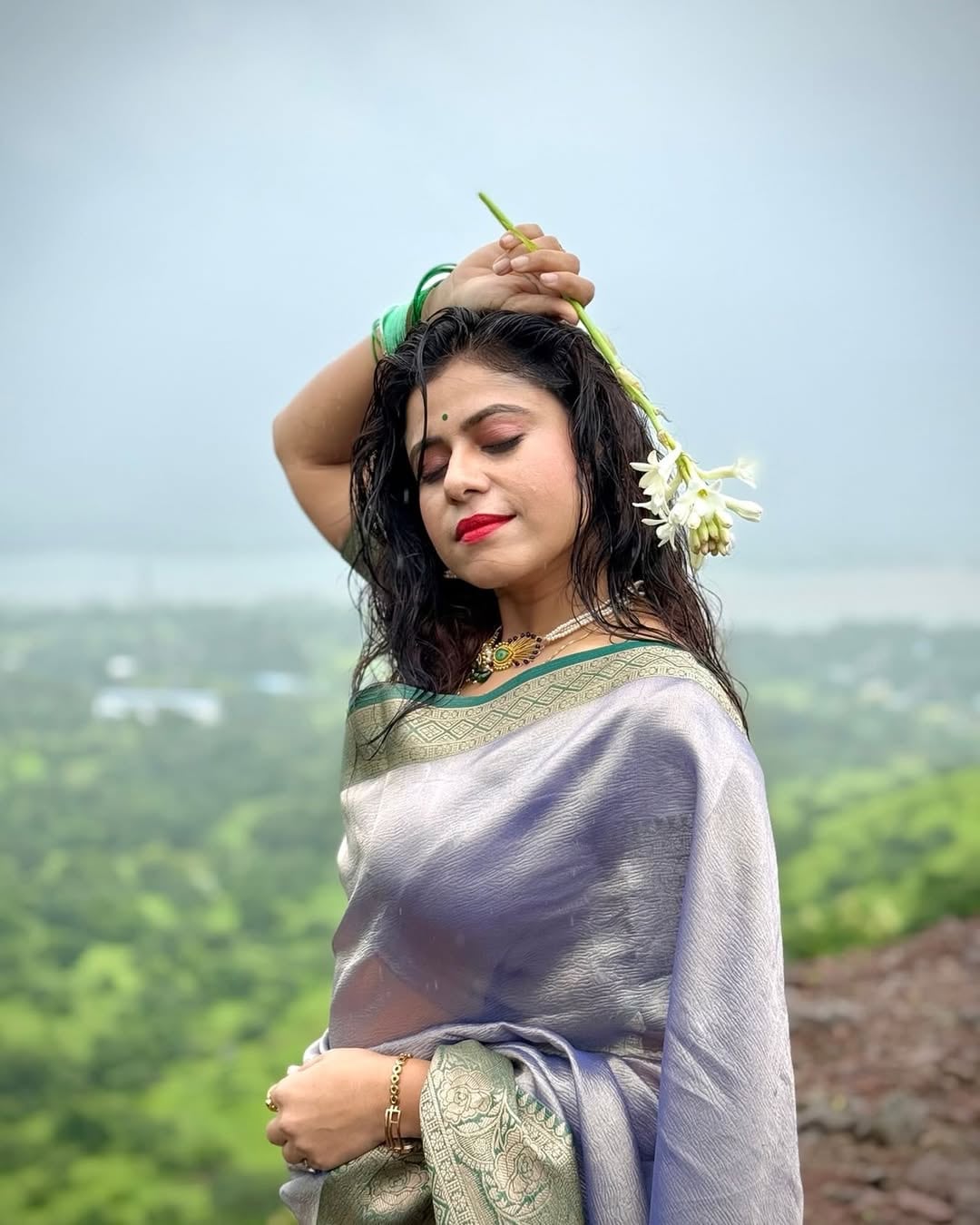 Marathi actress Ashwini Mahangade 