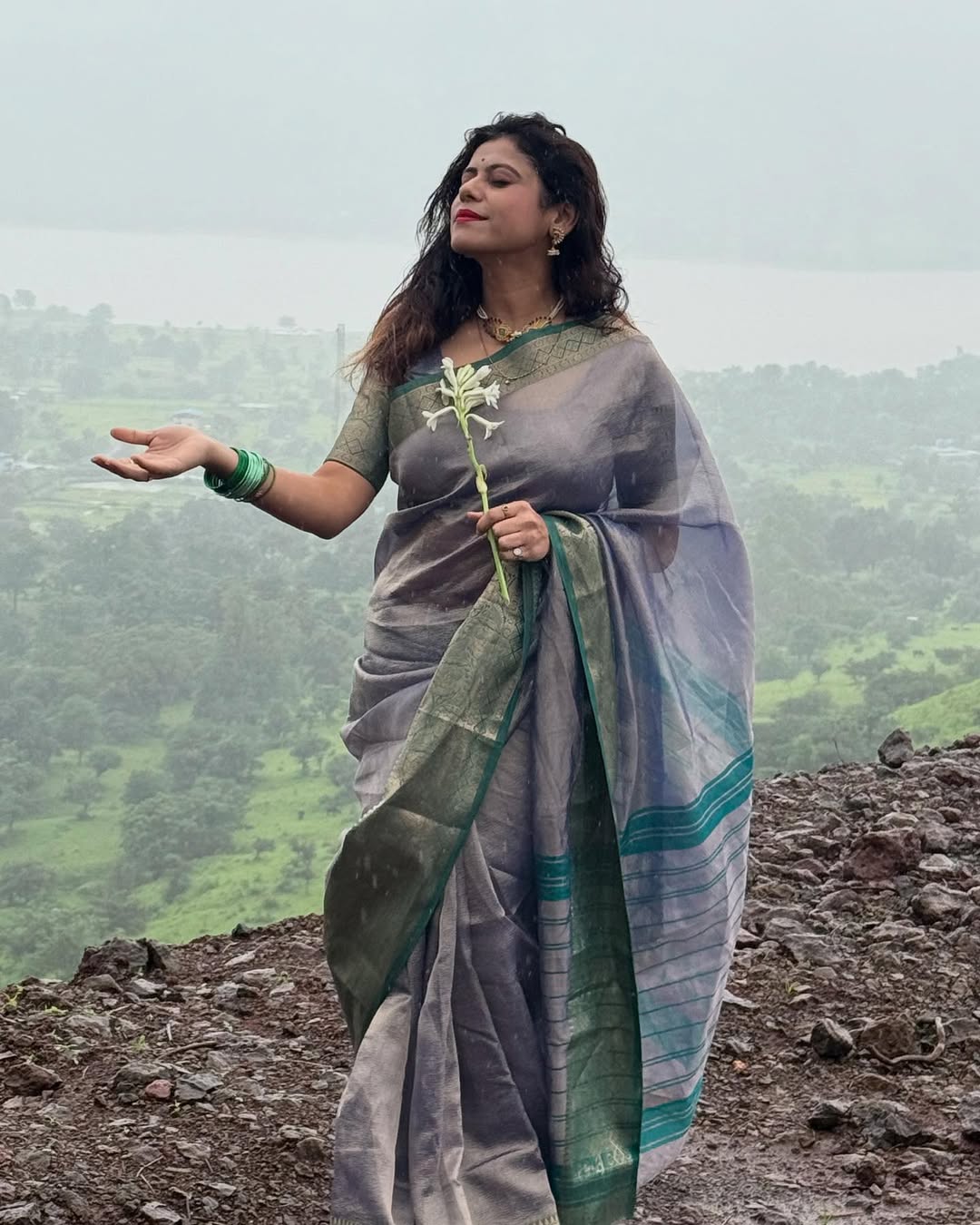 Marathi actress Ashwini Mahangade 