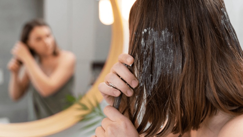 hair mask tips in Marathi