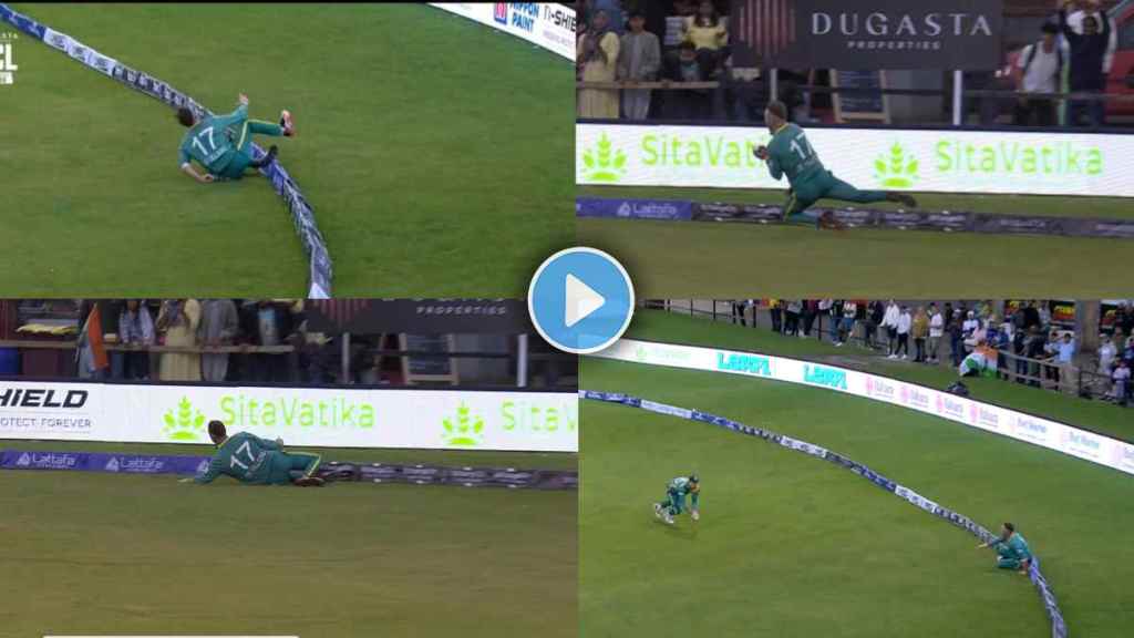 AB De Villiers Outstanding Relay Catch Near Bounadry Line Stuns Indian Team and Fans in WCL 2025 Video