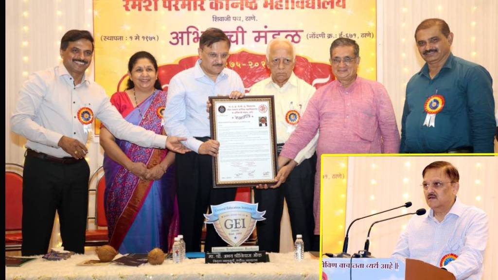 Marathi should be taught well even in English medium schools said Former Justice Abhay Oak