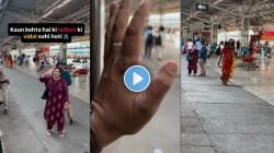 Video : कोण म्हणतं मुले रडत नाही? स्टेशनवर सोडायला आली आई अन्..; व्हिडीओ पाहून डोळे येईल भरून