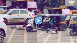 Video : पुण्यात काहीही होऊ शकतं! रस्त्याच्या मधोमध झोपला! लोक बघत होते, पण त्याला काही..; व्हिडीओ पाहून डोक्याला हात लावाल!