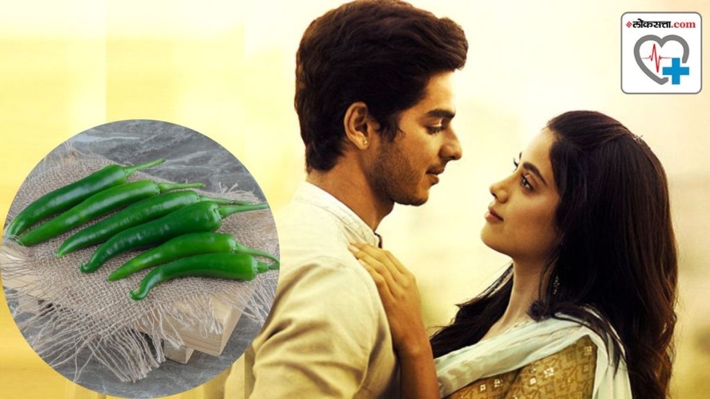 Ishaan Khatter eating green chilli with ghee and jaggery