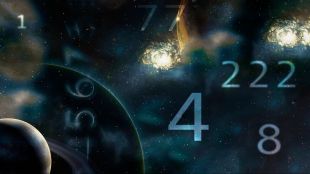 Numerology chart showing number 4 and dates like 4, 13, 22, 31 – symbolizing early wealth and success