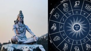 Lord Shiva blessing three zodiac signs
